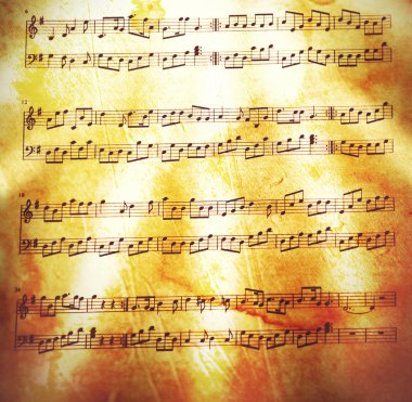 eski müzik sayfası