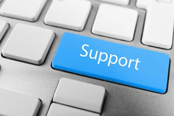 Close up of Support keyboard button — Stock Photo, Image