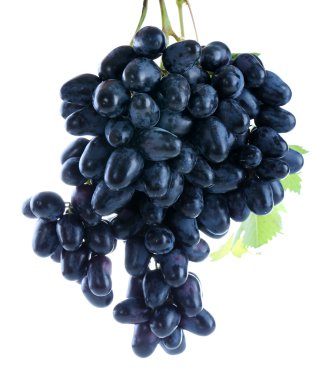 Beyaz izole taze olgun üzüm