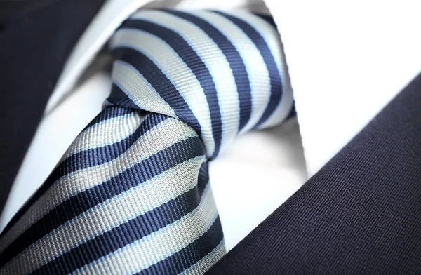 Male jacket with shirt and tie close up — Stock Photo, Image