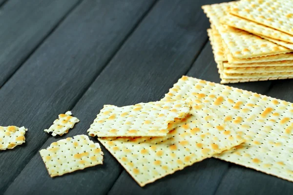 Matzo per Pasqua in tavola da vicino — Foto Stock