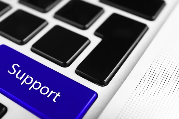 Close up of Support keyboard button — Stock Photo, Image