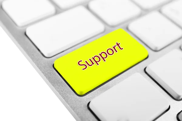 Support keyboard button — Stock Photo, Image