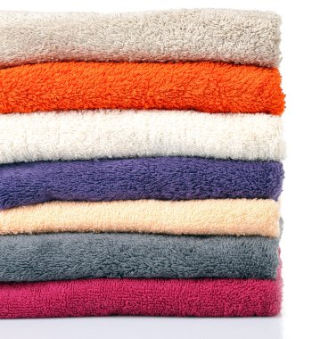 Renkli parlak havlu