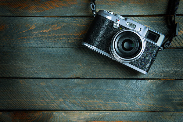 ретро-фотокамера 