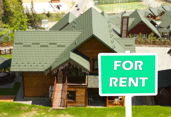 Real estate sign — Stock Photo, Image