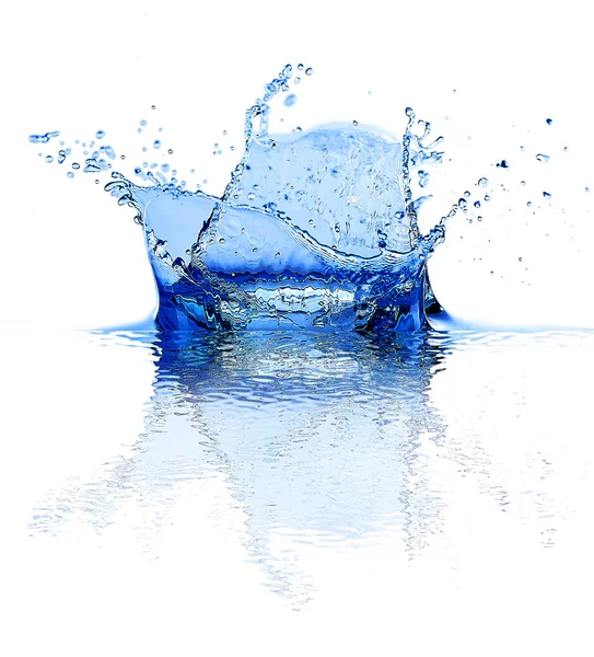 Vattenstänk isolerad — Stockfoto