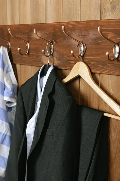 Children things hanging on wall — Stock Photo, Image