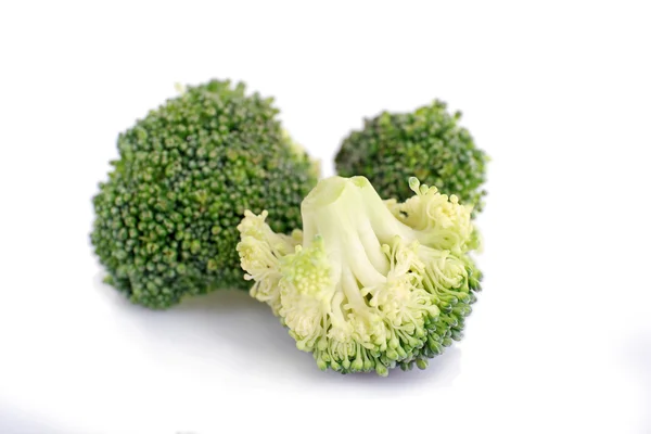 Fresh broccoli isolated on white — Stock Photo, Image