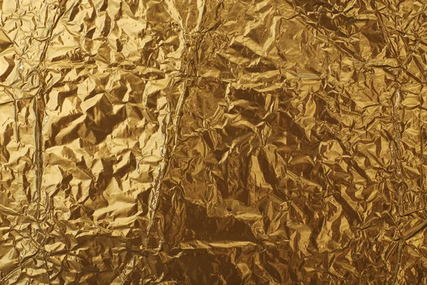 Crumpled foil texture background — Stock Photo, Image