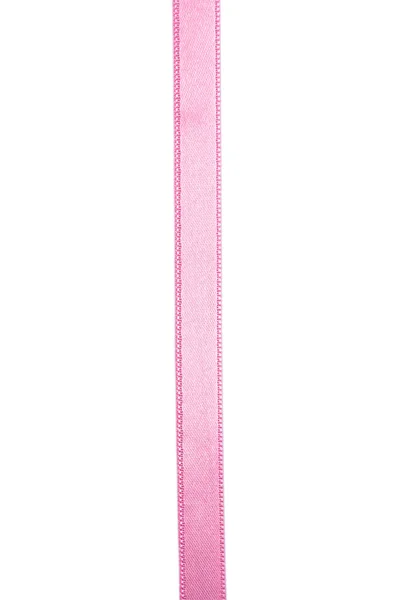 Розовая лента изолирована на белом — стоковое фото