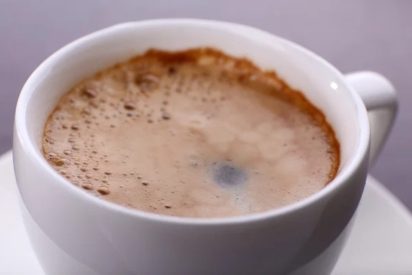 Cup of coffee close up — Stock Photo, Image