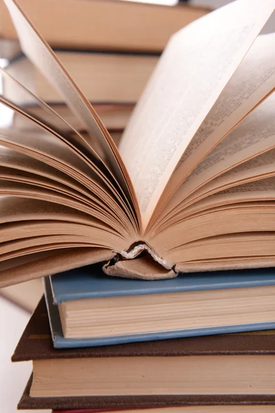 Heap of books close up — Stock Photo, Image