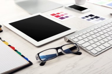 Çalışma place Designer, yakın çekim