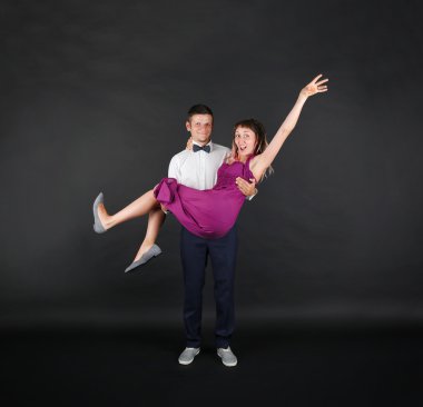 Duygusal genç Çift