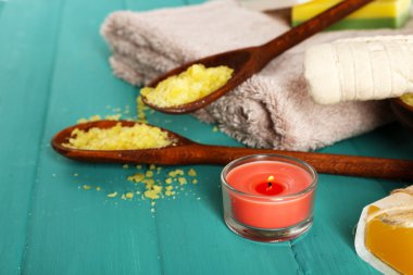 Güzel spa kompozisyonu