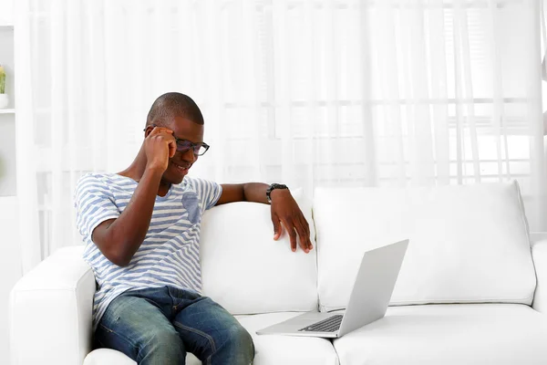 Handsome African American man — Stock Photo, Image