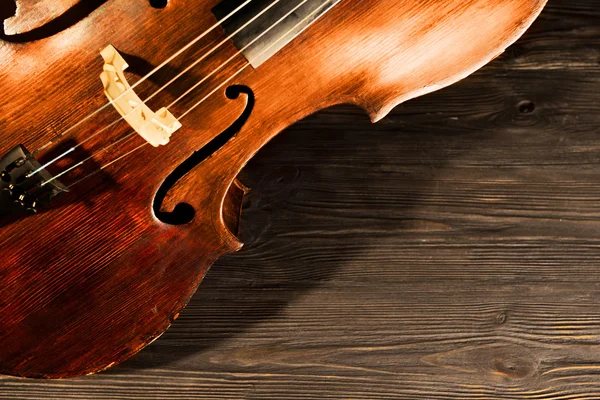 Brown Vintage cello — Stock Photo, Image