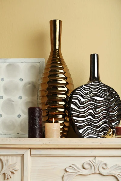 Modern vase in room — Stock Photo, Image