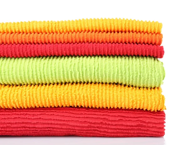 Stack of colorful towels — Stock Photo, Image