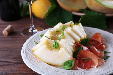 Prosciutto Parma jambon ile kavun