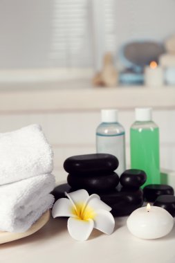 Spa uygulamaları arka plan üzerinde.