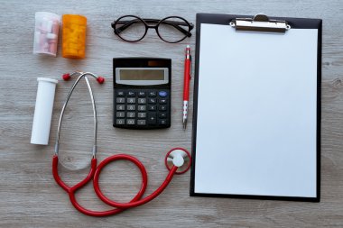 Pano ile sağlık stetoskop