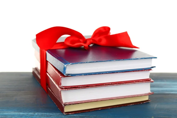 Bücherstapel mit Bändchen — Stockfoto