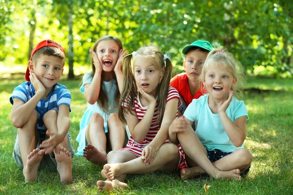 Gelukkige actieve kinderen — Stockfoto