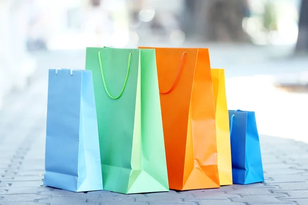Bright shopping bags — Stock Photo, Image