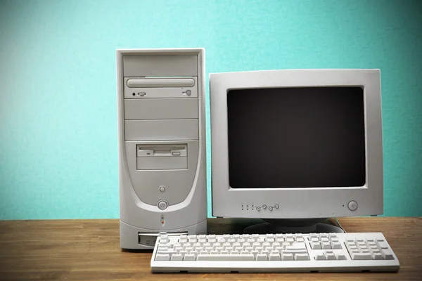 Conjunto de computadores obsoletos — Fotografia de Stock