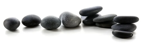 Piedras de spa aisladas en blanco — Foto de Stock