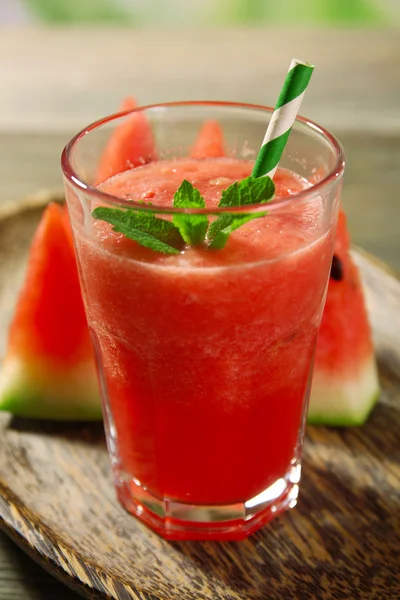 Glas watermeloensap — Stockfoto