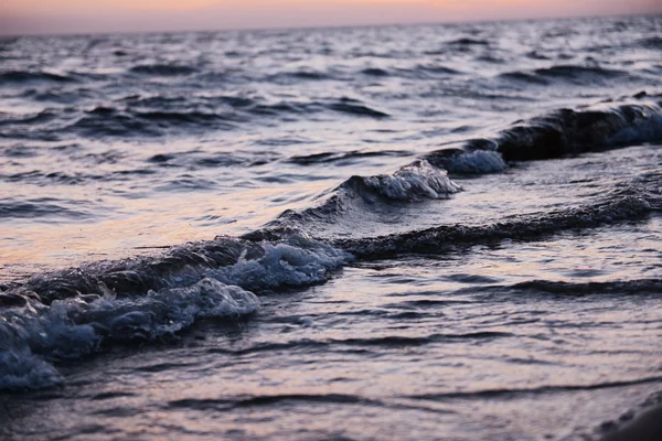 Sunset on the summer beach — Stock Photo, Image