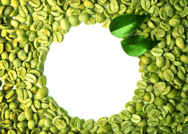 绿色的咖啡豆 — 图库照片