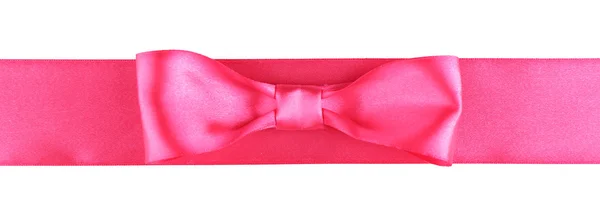 ピンクのリボンの弓 — ストック写真