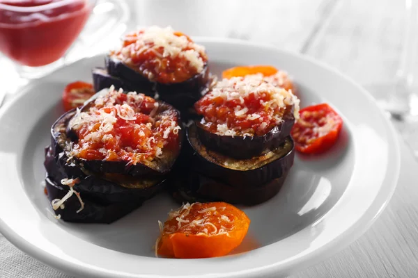 Baked vegetables for breakfast — Stock Photo, Image