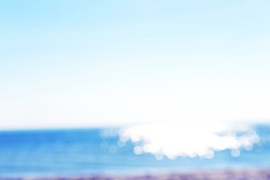 Yaz aylarında bulanık Beach