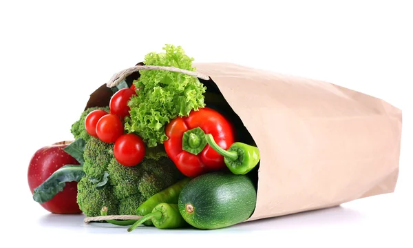 Bag of fresh vegetables — Stock Photo, Image