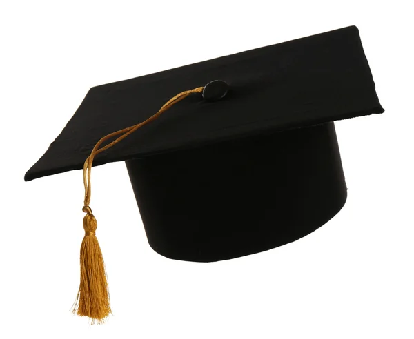 Grad sombrero aislado en blanco — Foto de Stock