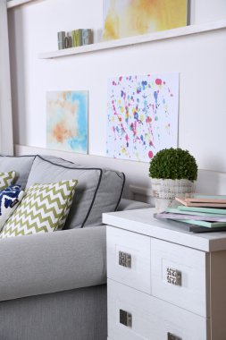 güzel modern oturma odası