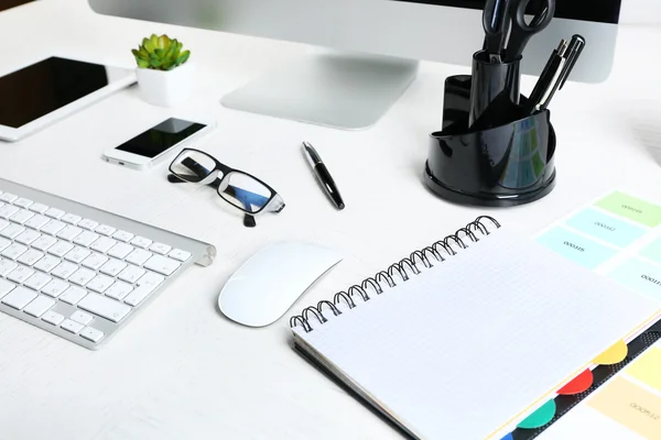 Working place of designer — Stock Photo, Image