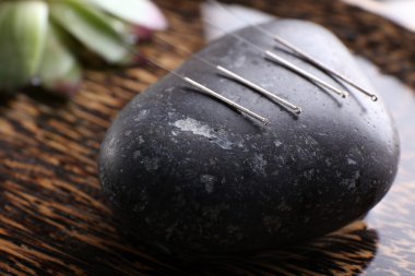 Akupunktur iğneleri spa taşlı 