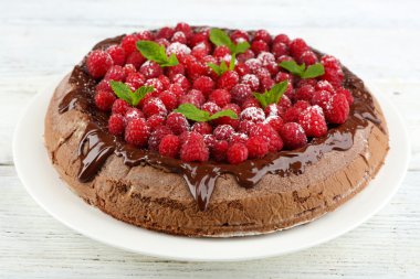 kek çikolata sır ile