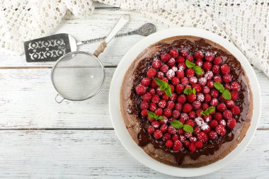 kek çikolata sır ile