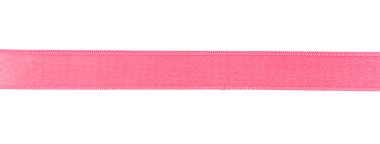 pembe kurdele üzerine beyaz izole