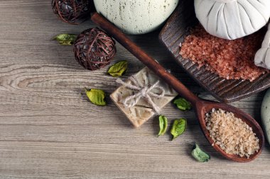 Güzel spa kompozisyonu