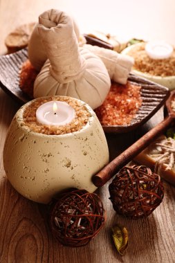 Güzel spa kompozisyonu