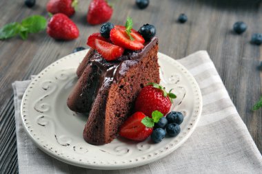 lezzetli çikolatalı kek