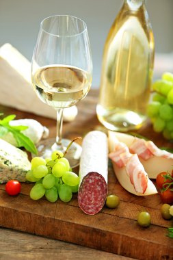 İtalyan gıda ile natürmort